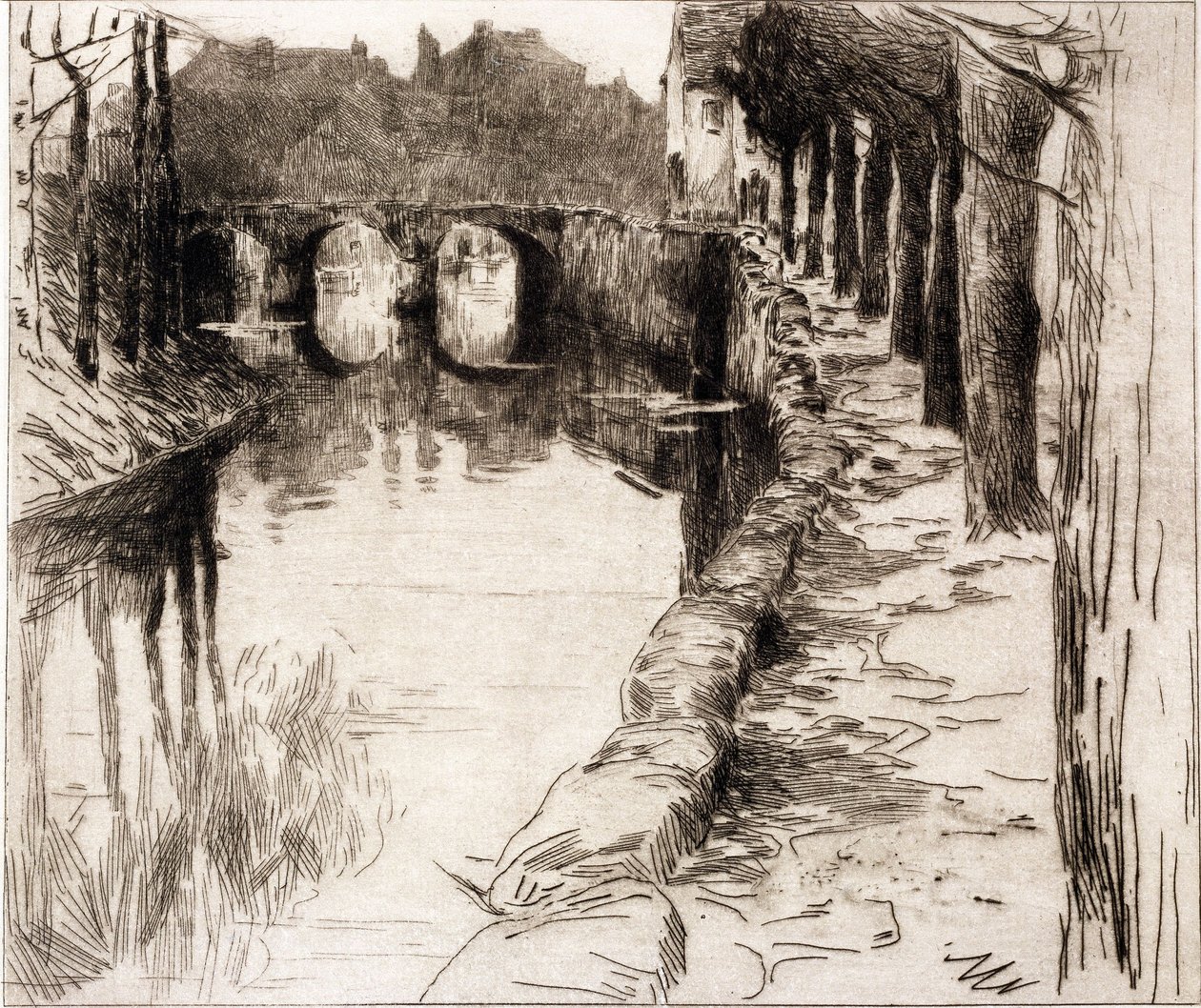 Muelle viejo de Albert Baertsoen