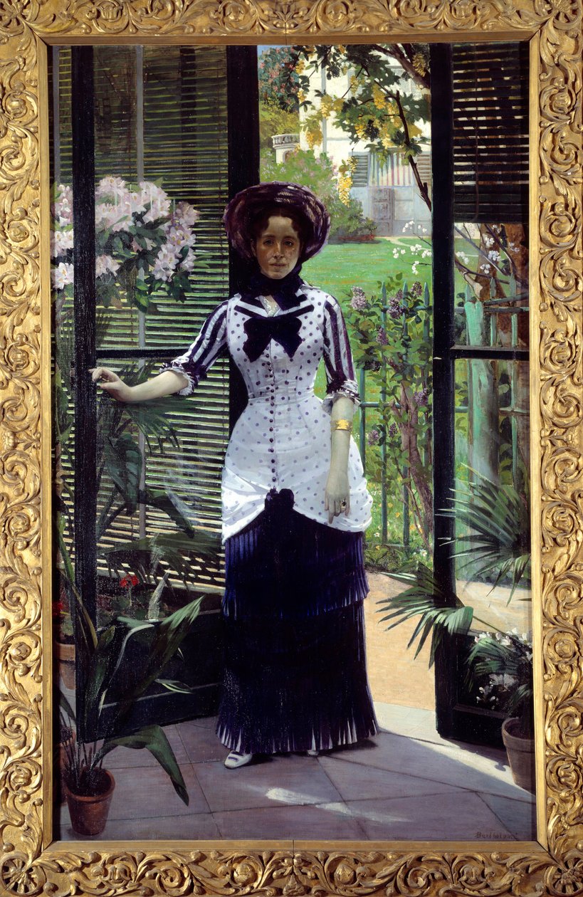 Dans la serre Pintura de Albert Bartholome (1848-1928) 1881 Sol. 1,42x2,33 m París, museo de Orsay de Albert Bartholomé