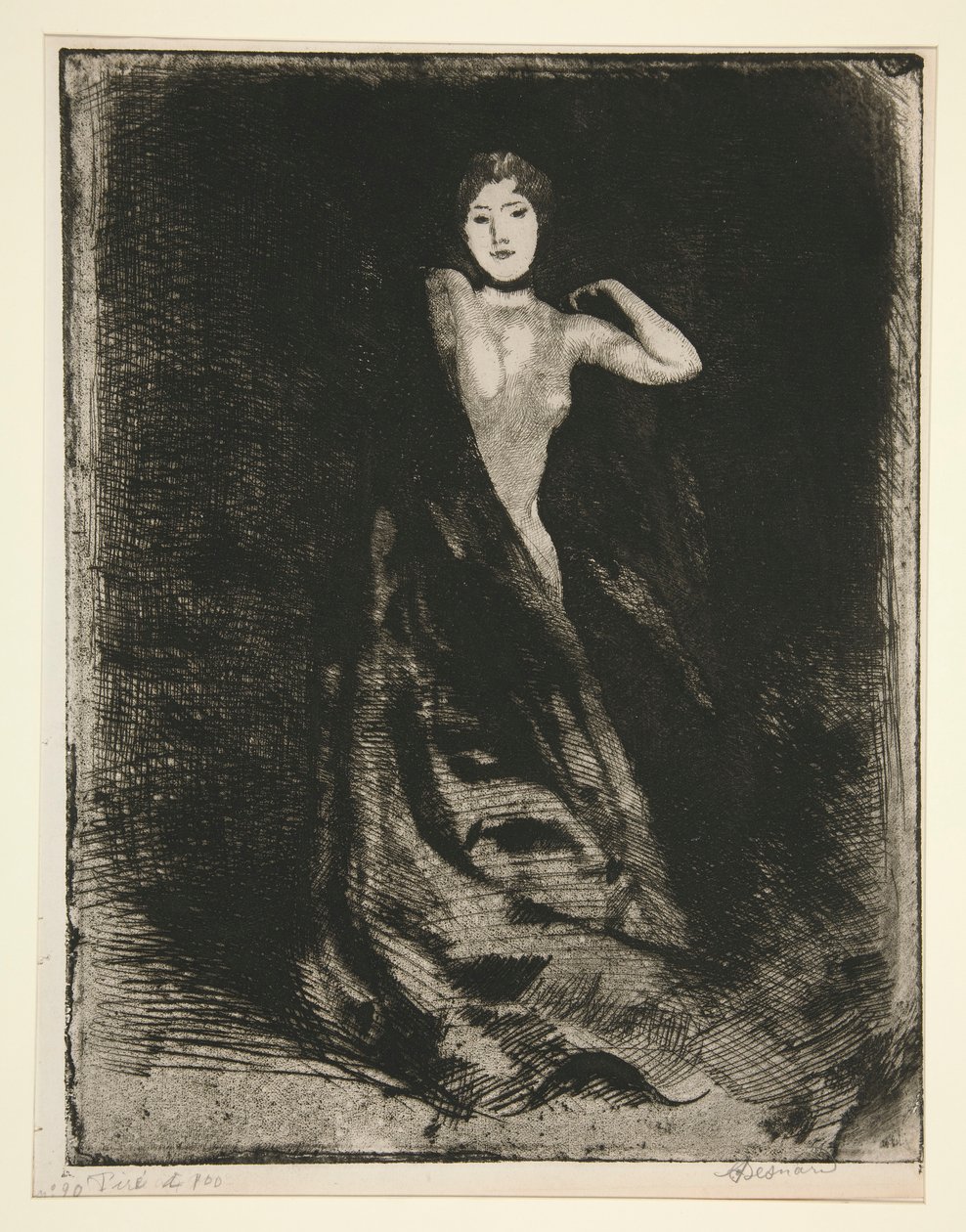 La mujer (frontispicio) de Albert Besnard