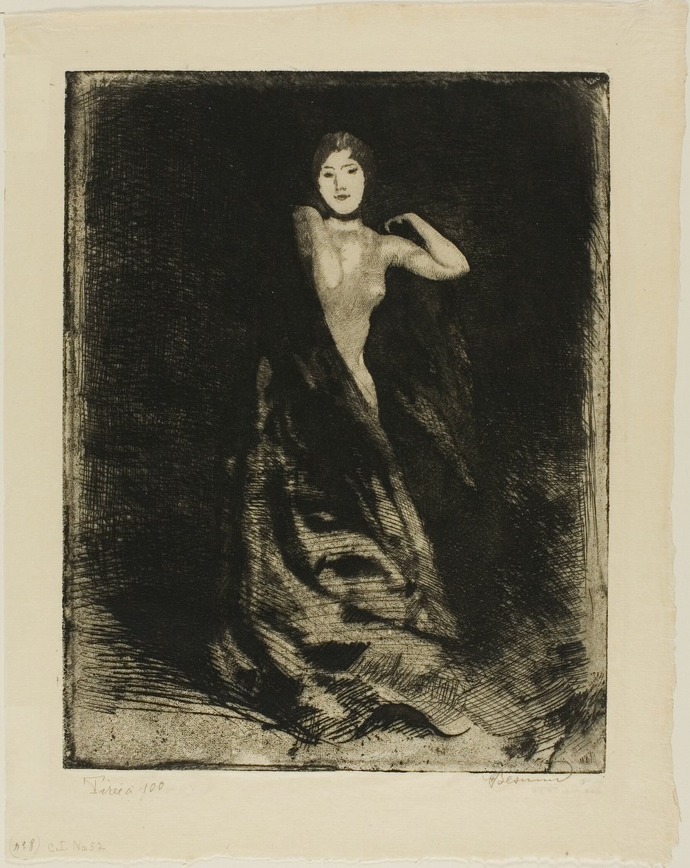 Mujer, frontispicio de Mujer de Albert Besnard