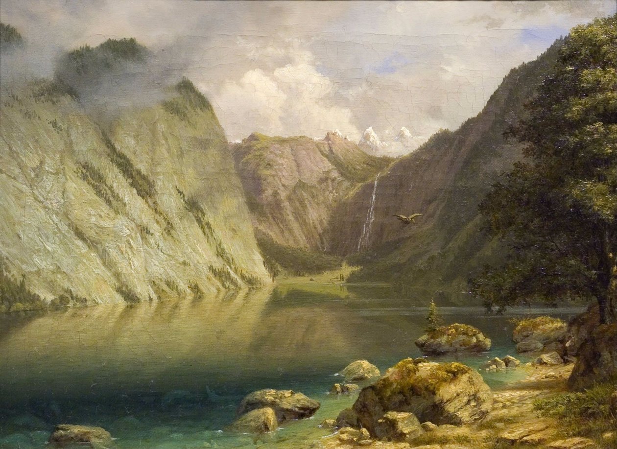 Un paisaje occidental de Albert Bierstadt