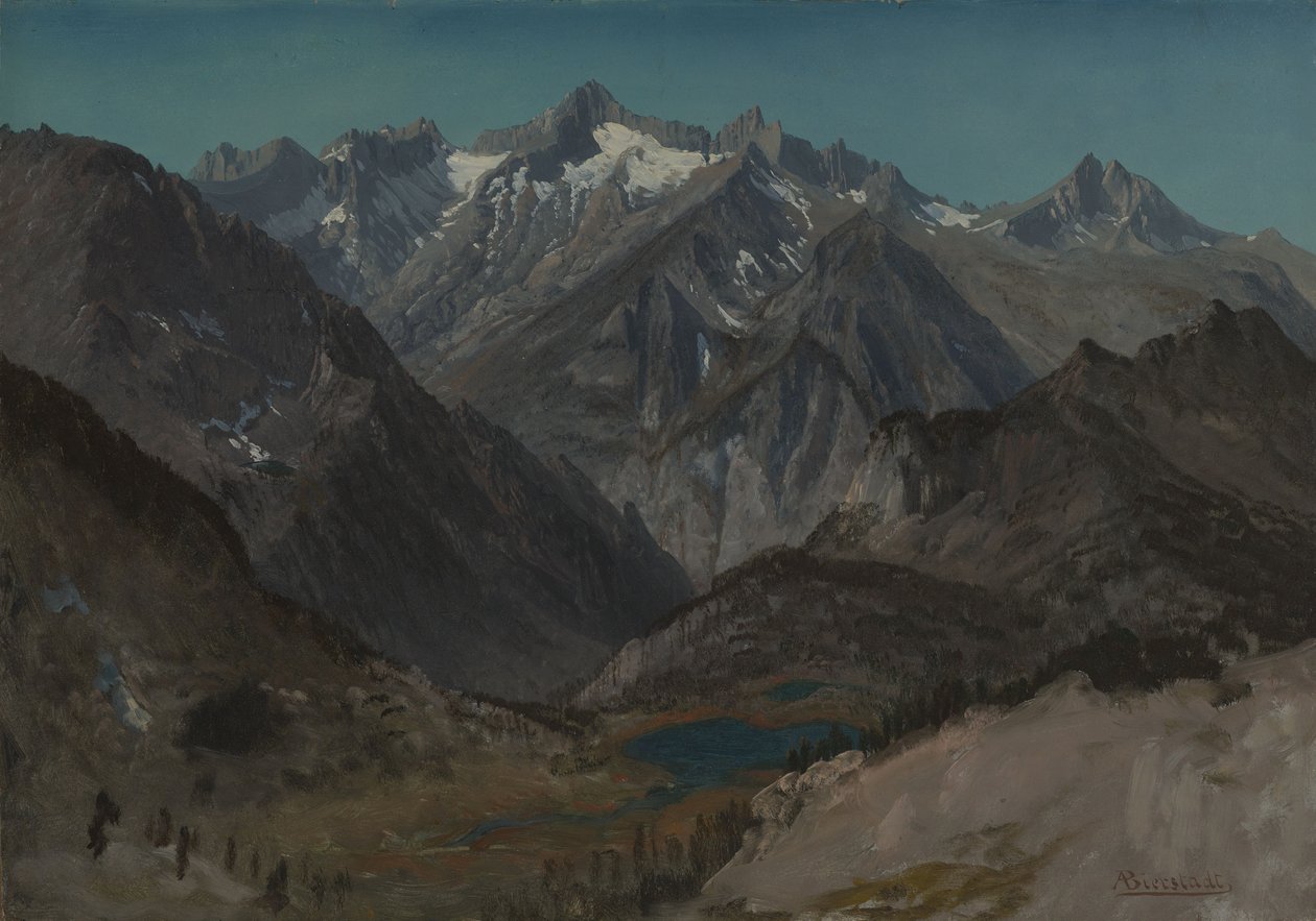 Gran Divisoria Occidental, Sierra Nevada de Albert Bierstadt