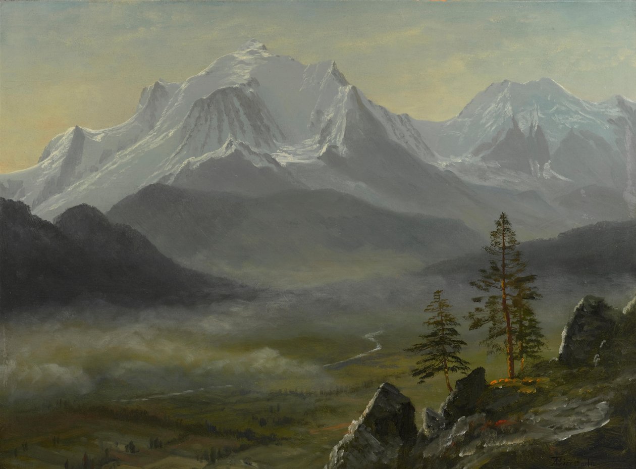 Mont Blanc de Albert Bierstadt