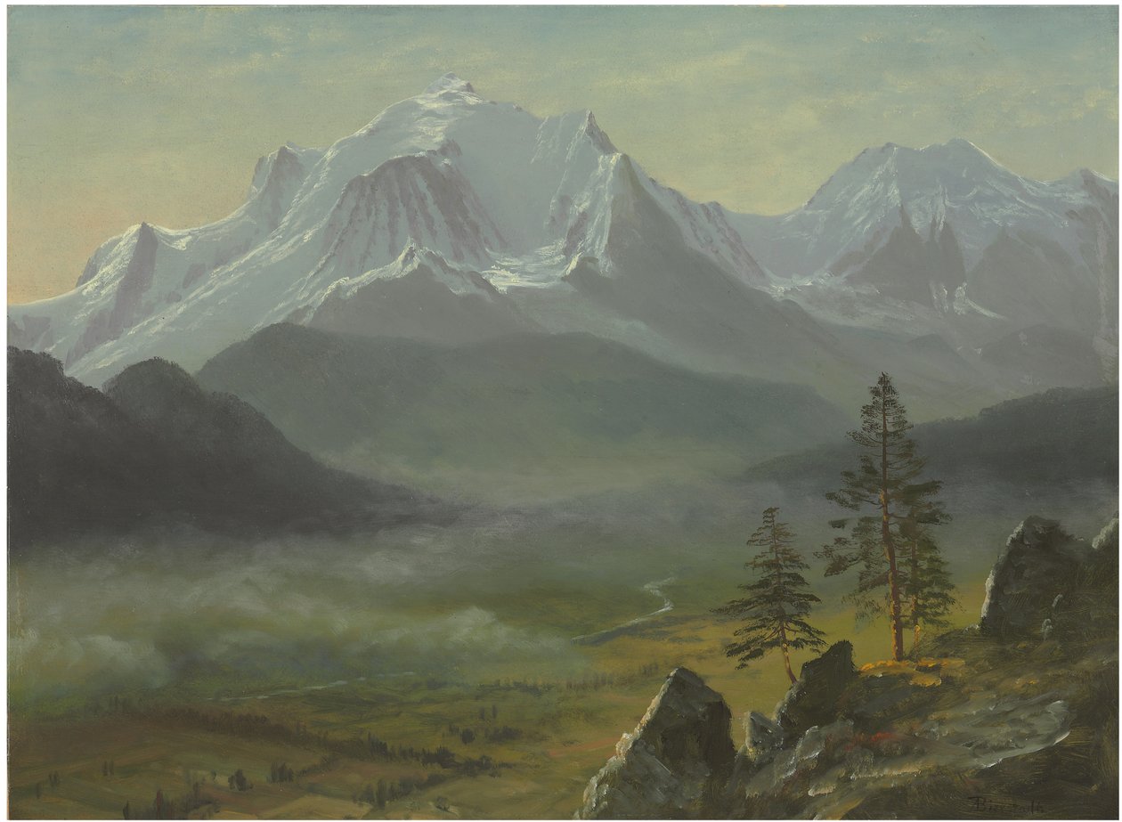 Mont Blanc de Albert Bierstadt