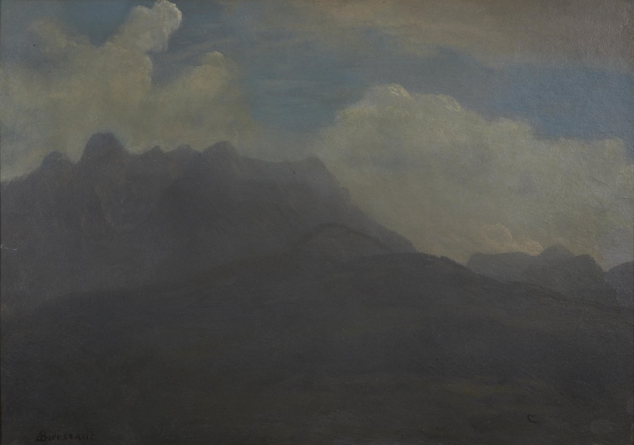 Montañas y estribaciones de Albert Bierstadt