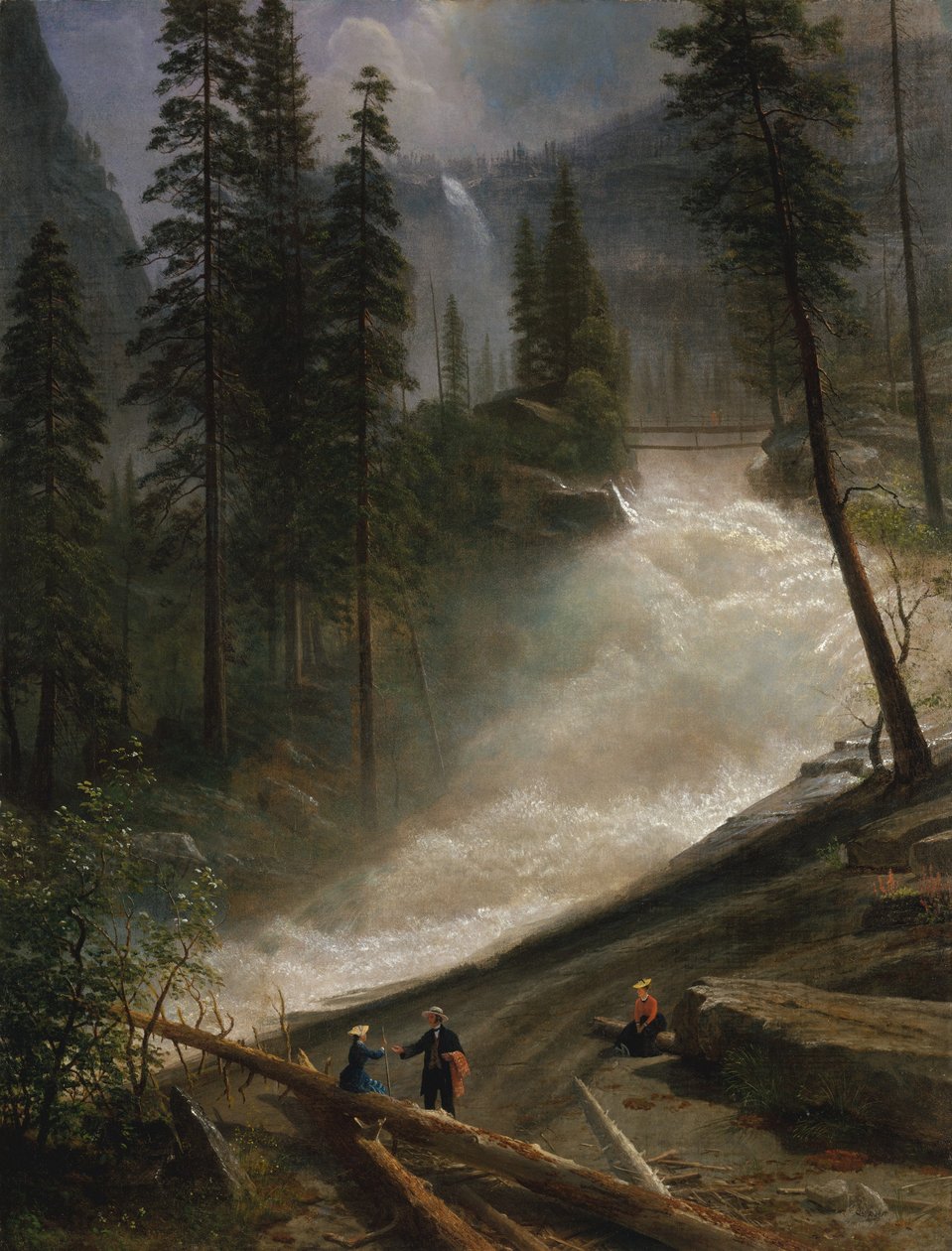 Cataratas Nevada, Yosemite de Albert Bierstadt