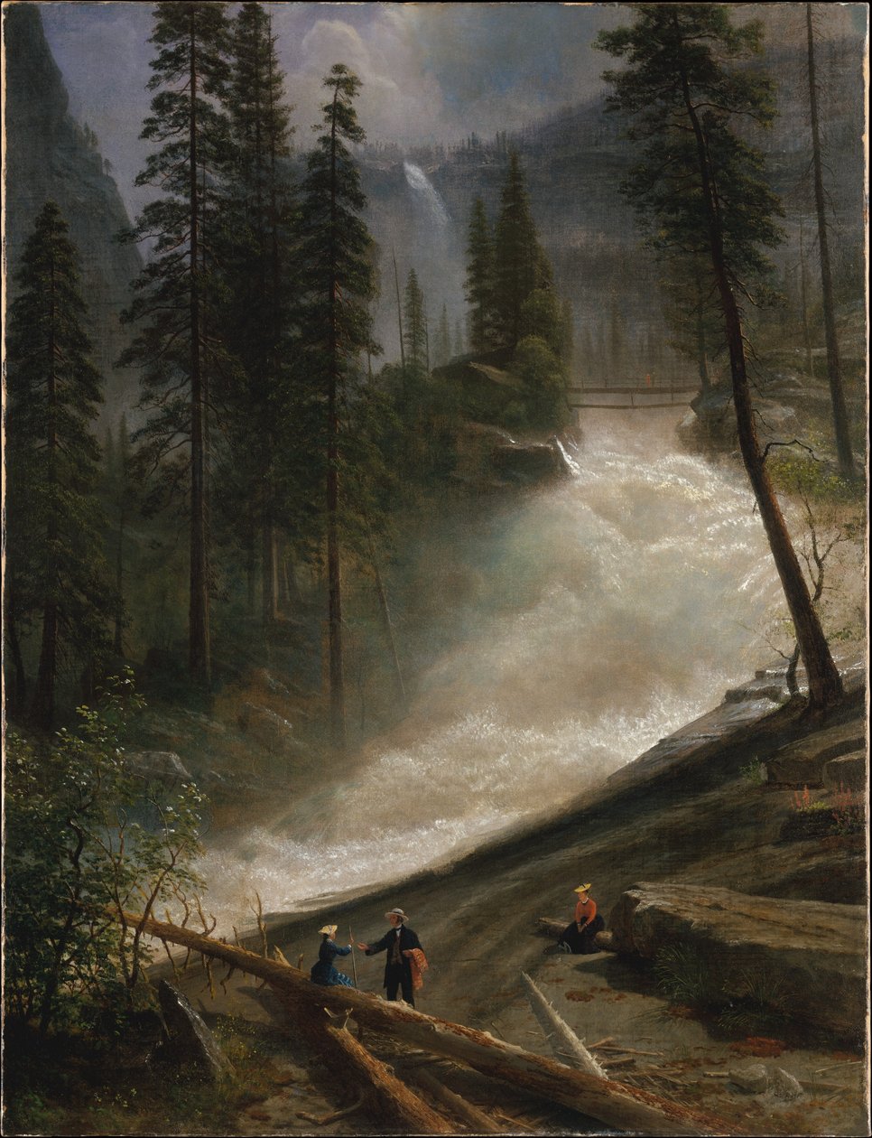 Cascadas Nevada, Yosemite de Albert Bierstadt