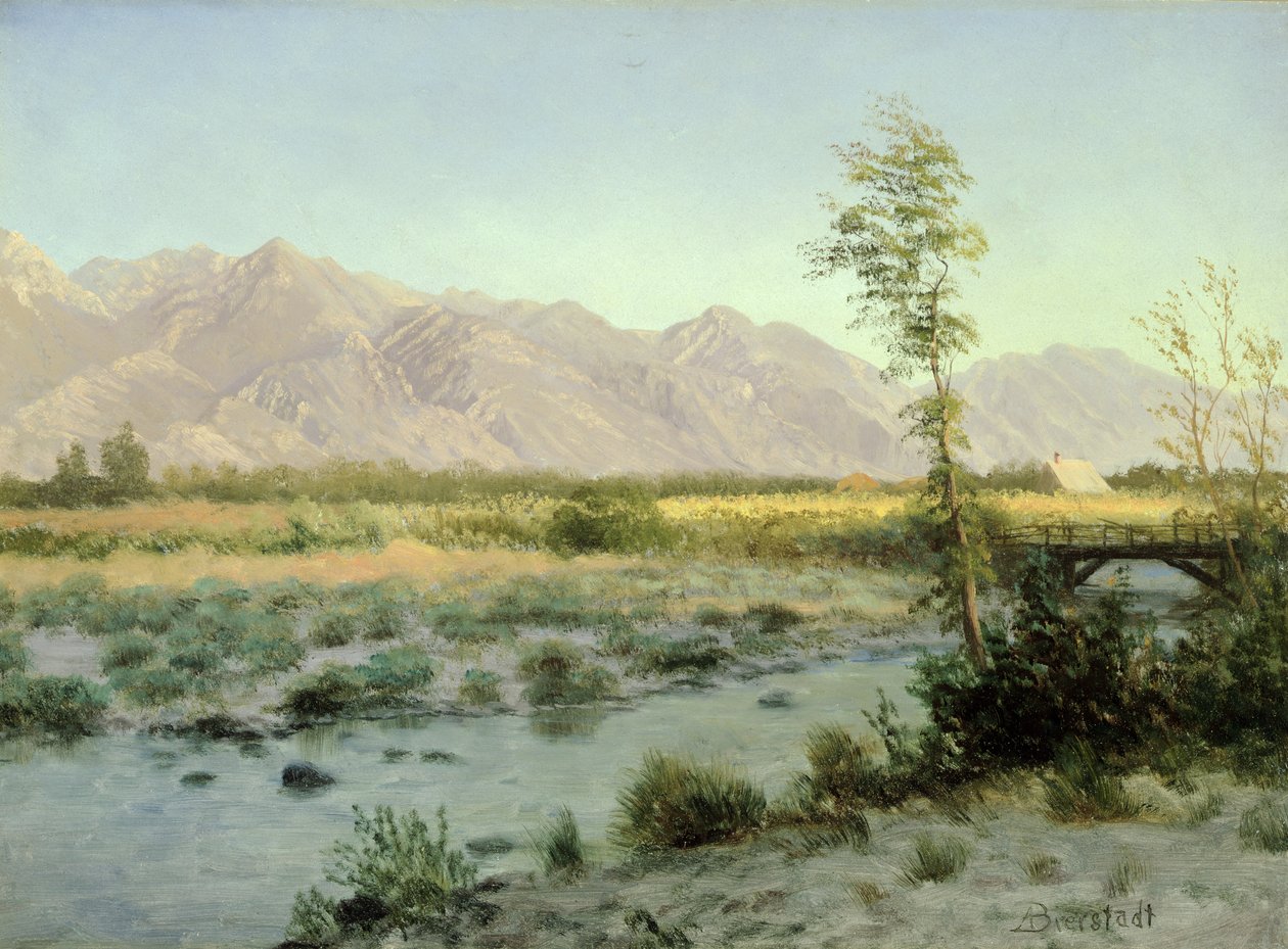 Paisaje de pradera de Albert Bierstadt
