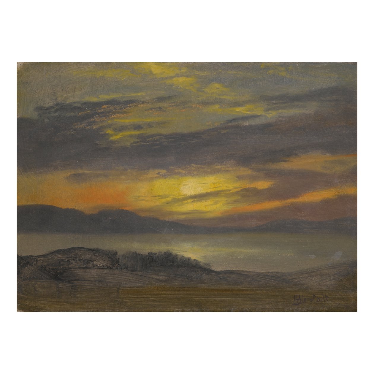 SUNSET de Albert Bierstadt