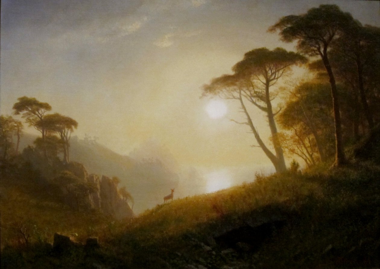Escenas en el valle de Yosemite de Albert Bierstadt