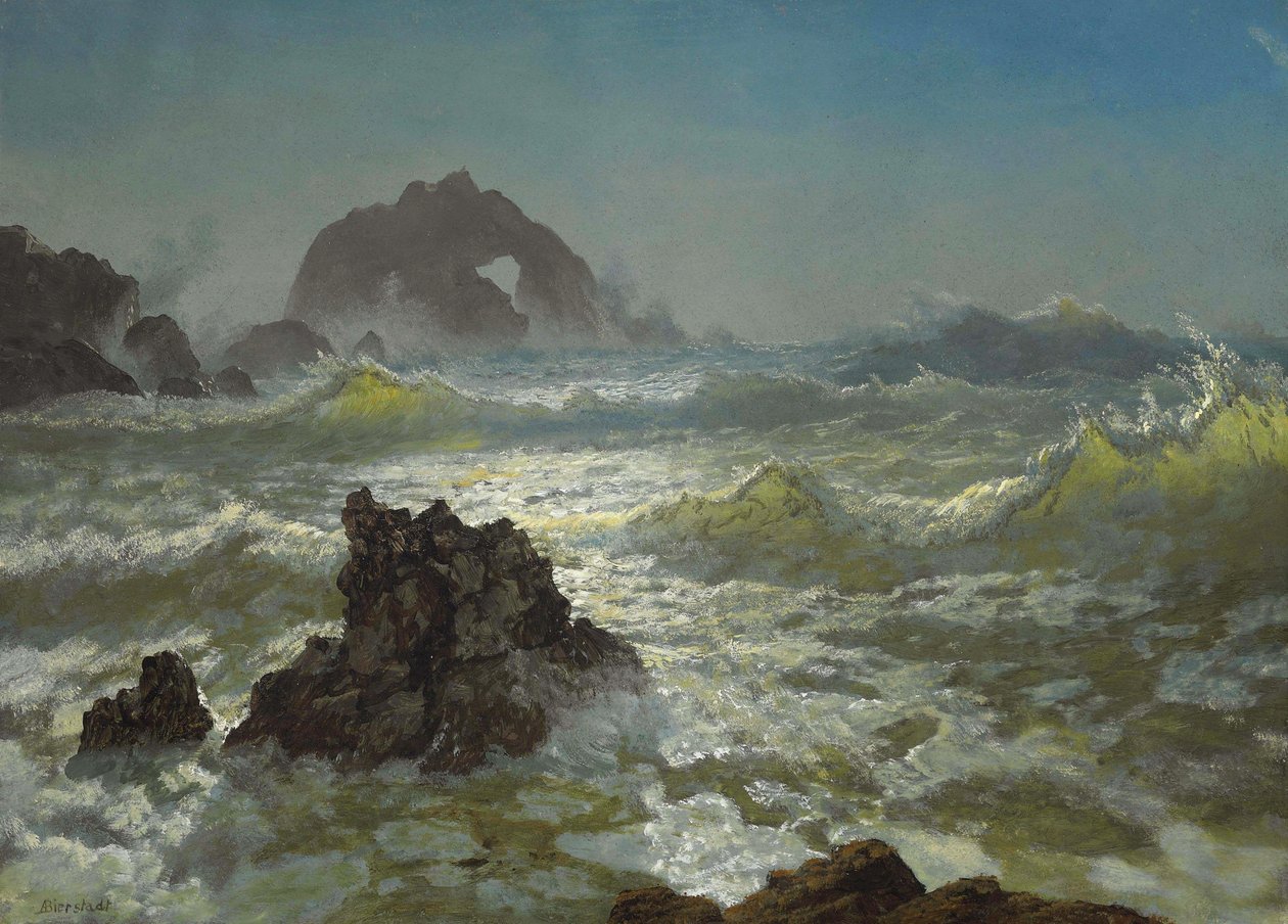 Seal Rock, California de Albert Bierstadt