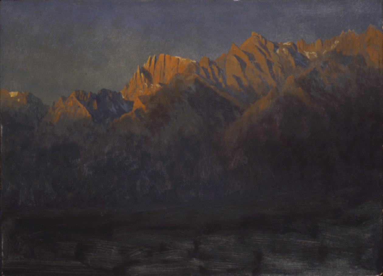 Amanecer en las Sierras, ca. 1872 de Albert Bierstadt