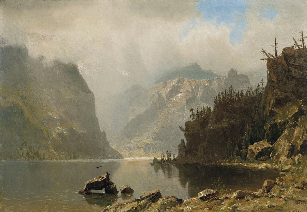 Paisaje occidental de Albert Bierstadt