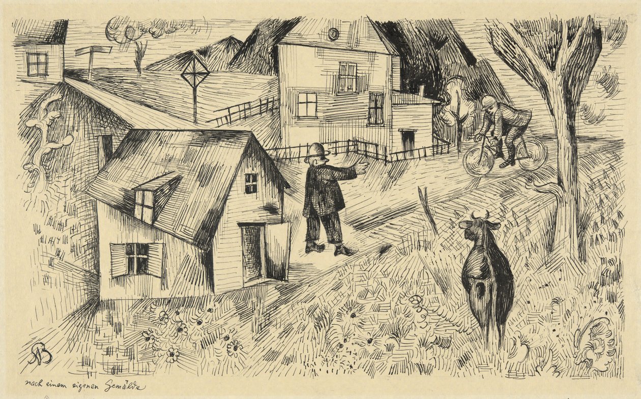 Feierabend (noche de vacaciones) de Albert Bloch