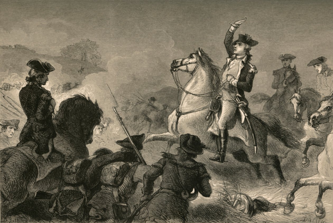 Washington en Monmouth, 1877 de Albert Bobbett