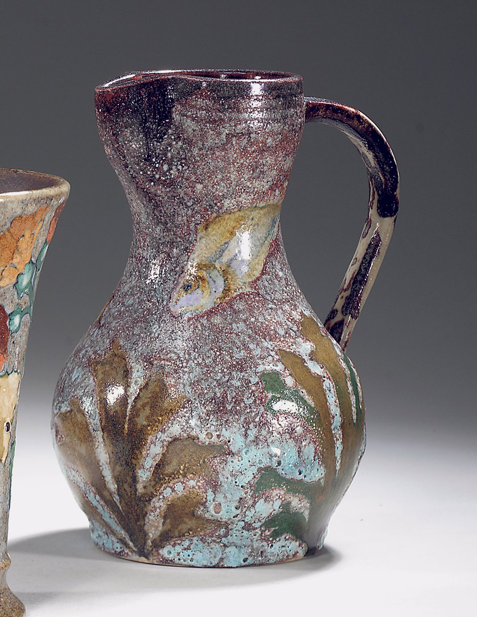 Jarra acuática, fabricada por Sèvres, c.1900 de Albert Dammouse
