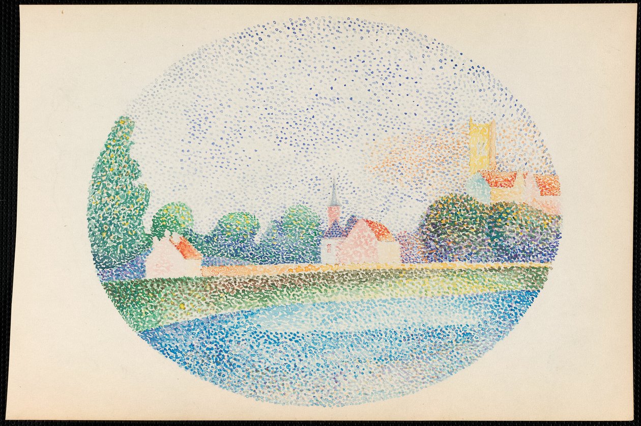 Mañana en el Marne en Meaux de Albert Dubois Pillet