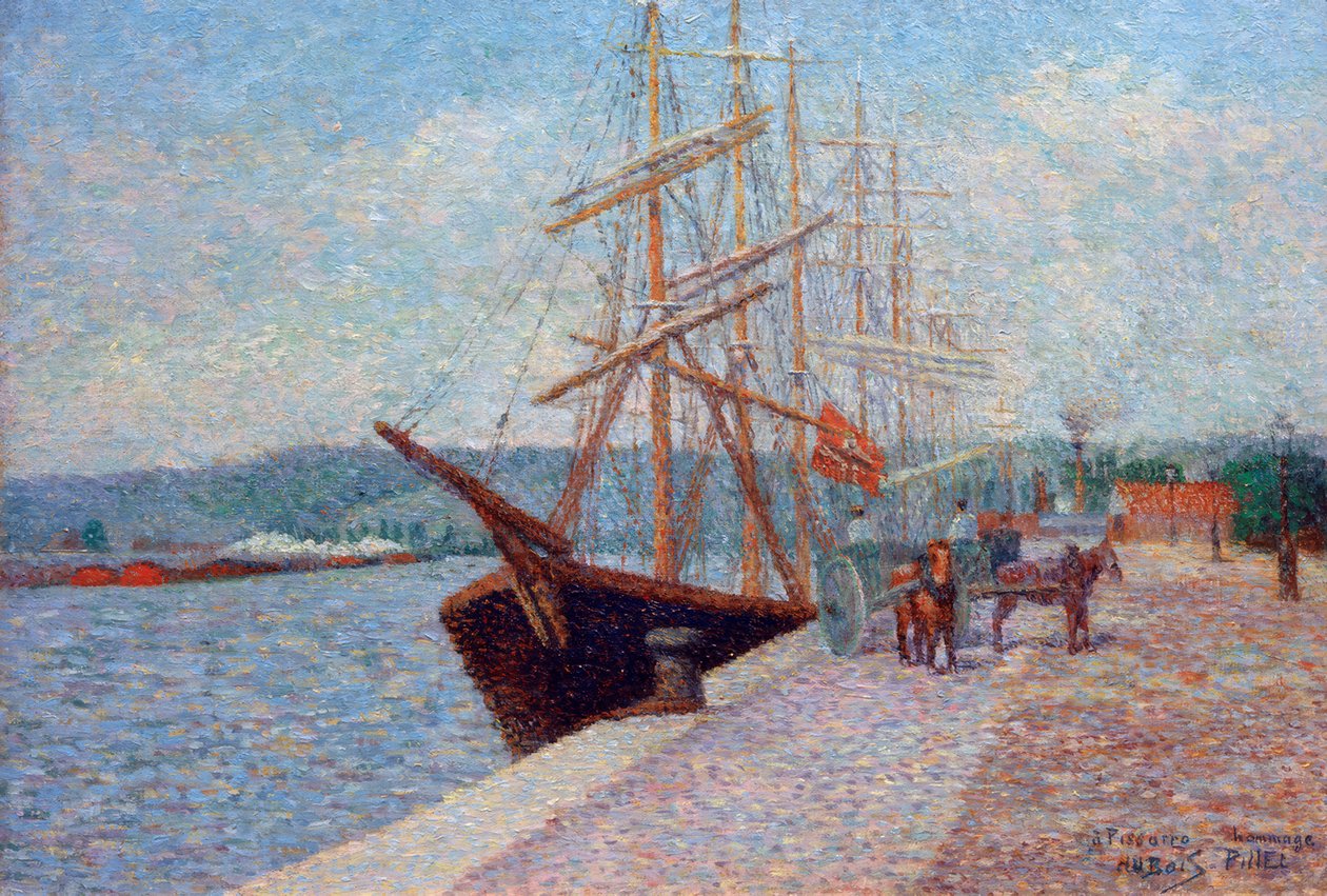 Quai de Lesseps – Rouen de Albert Dubois Pillet