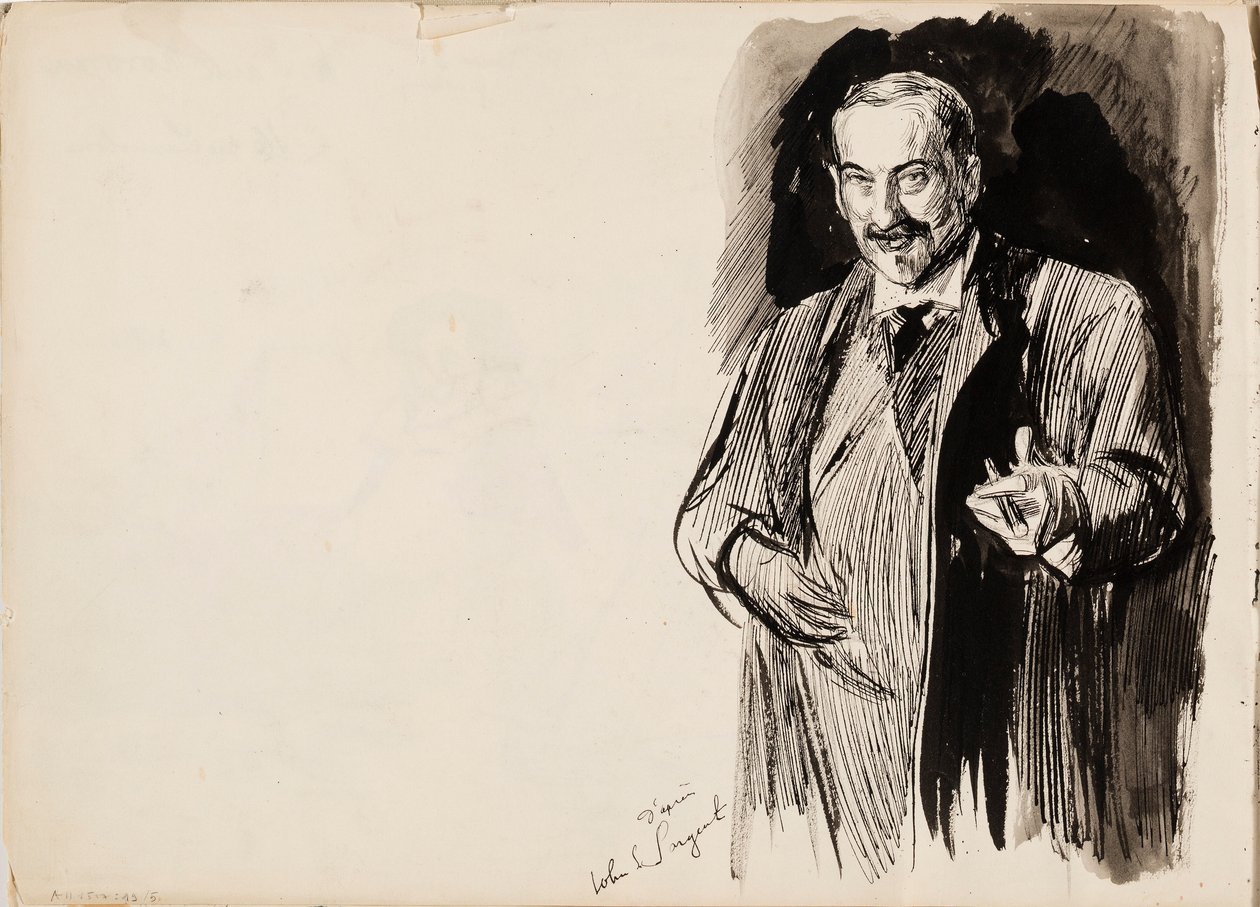 Asher Wertheimer después de John S. Sargent de Albert Edelfelt