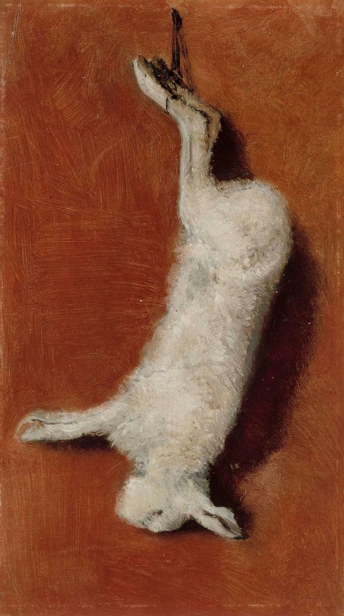 Liebre muerta, estudio de Albert Edelfelt