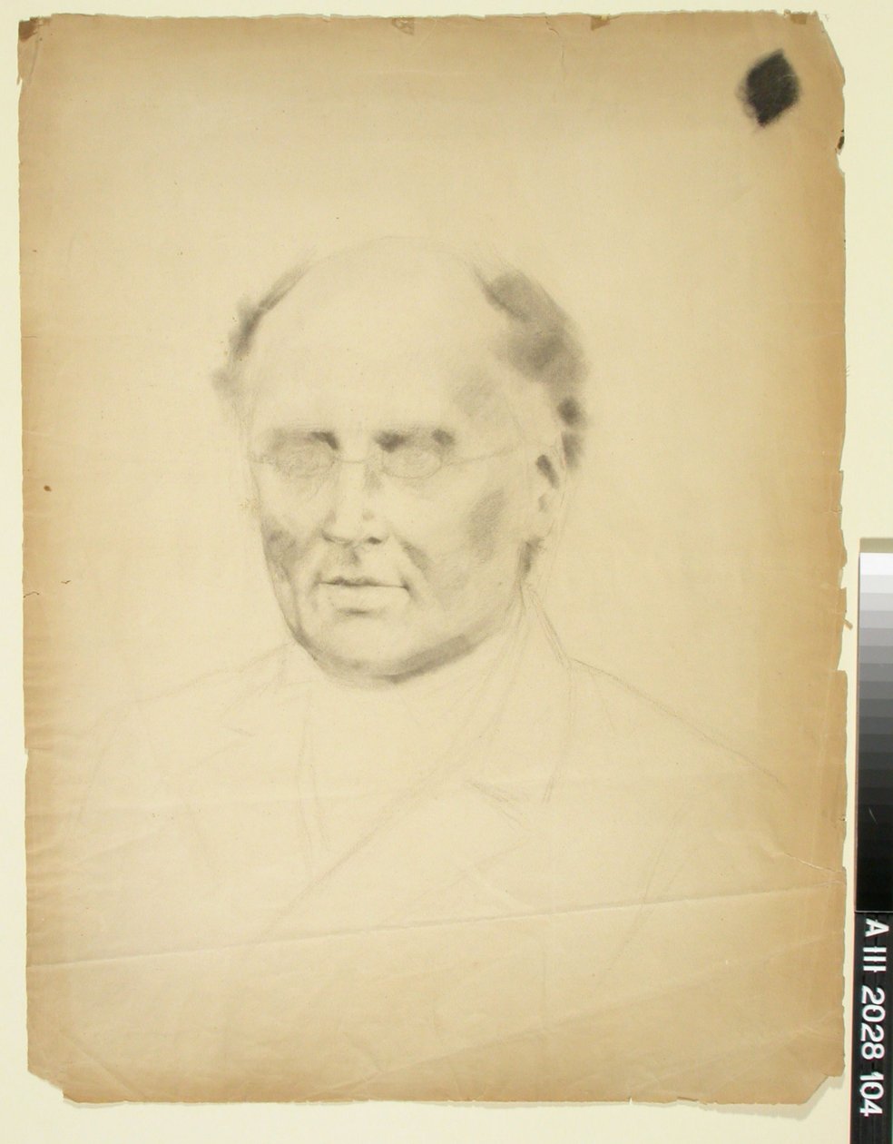 J. L. Runeberg, boceto para un retrato de Albert Edelfelt