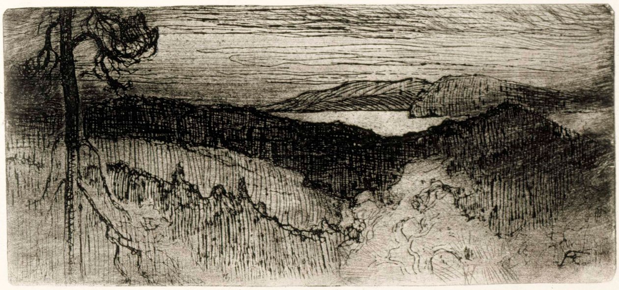 Paisaje de Tavastia de Albert Edelfelt