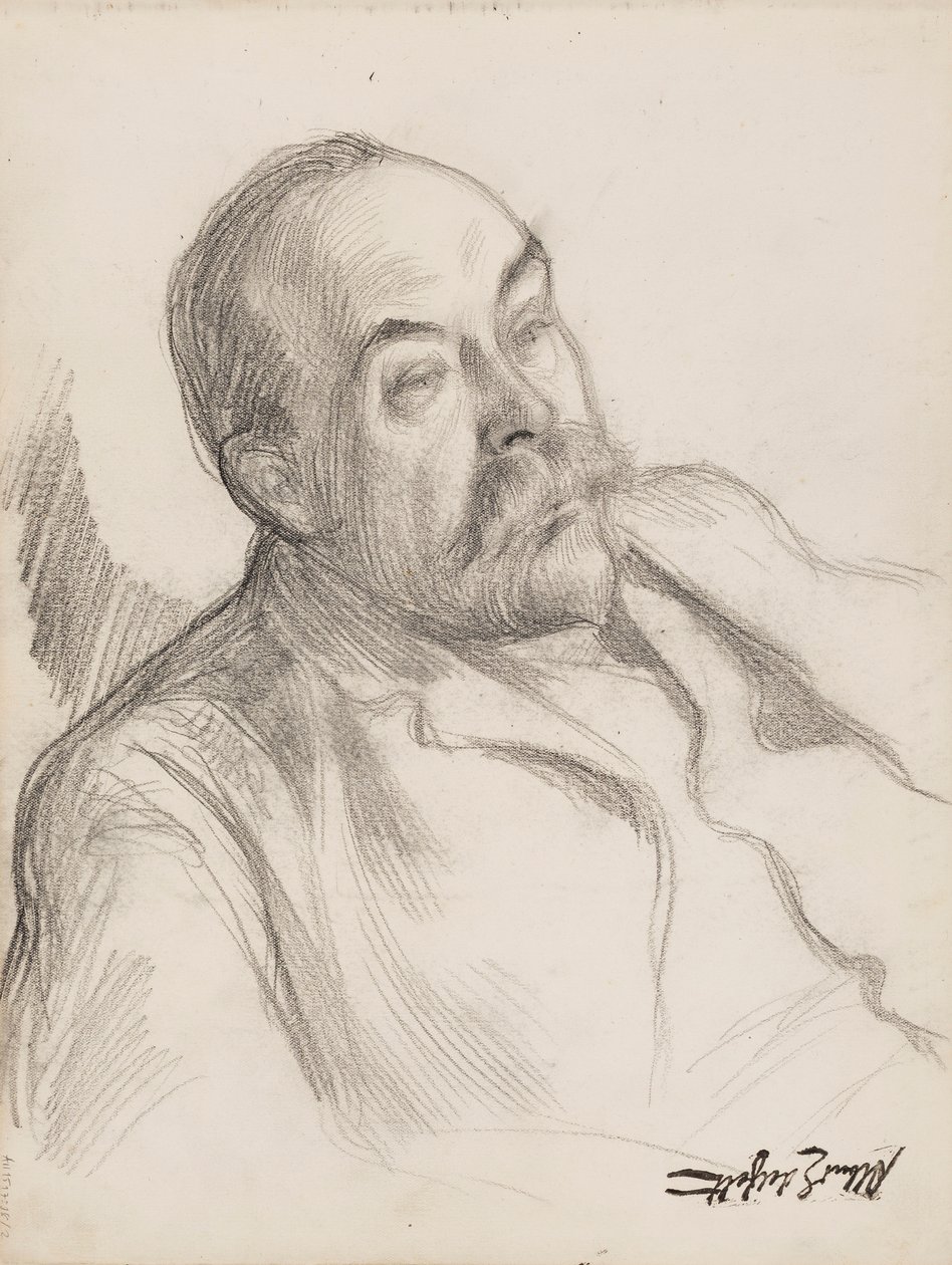 Retrato masculino de Albert Edelfelt