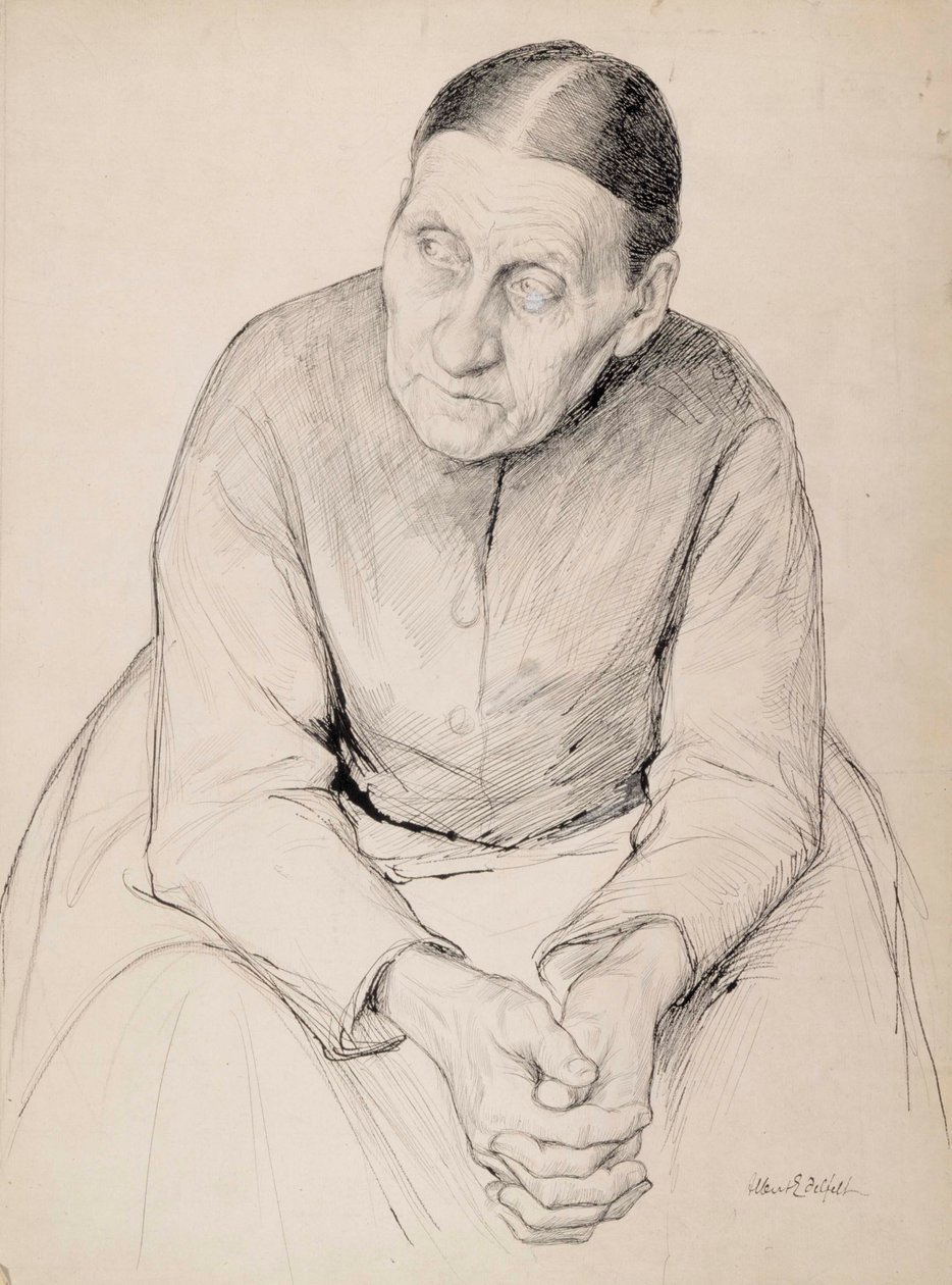 Anciana campesina de Albert Edelfelt