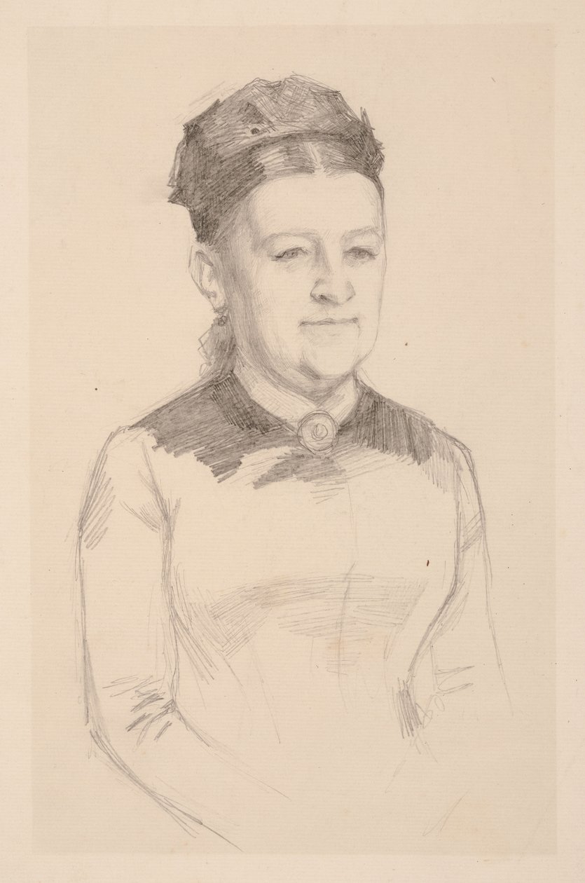 Estudio de retrato de la señora Anna Sinebrychoff de Albert Edelfelt