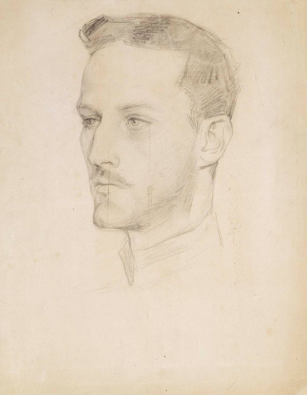 Estudio de retrato del príncipe Carl, cabeza de Albert Edelfelt