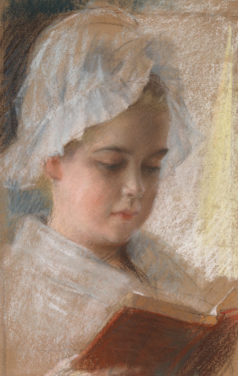 Retrato de Berta Edelfelt, boceto de Albert Edelfelt