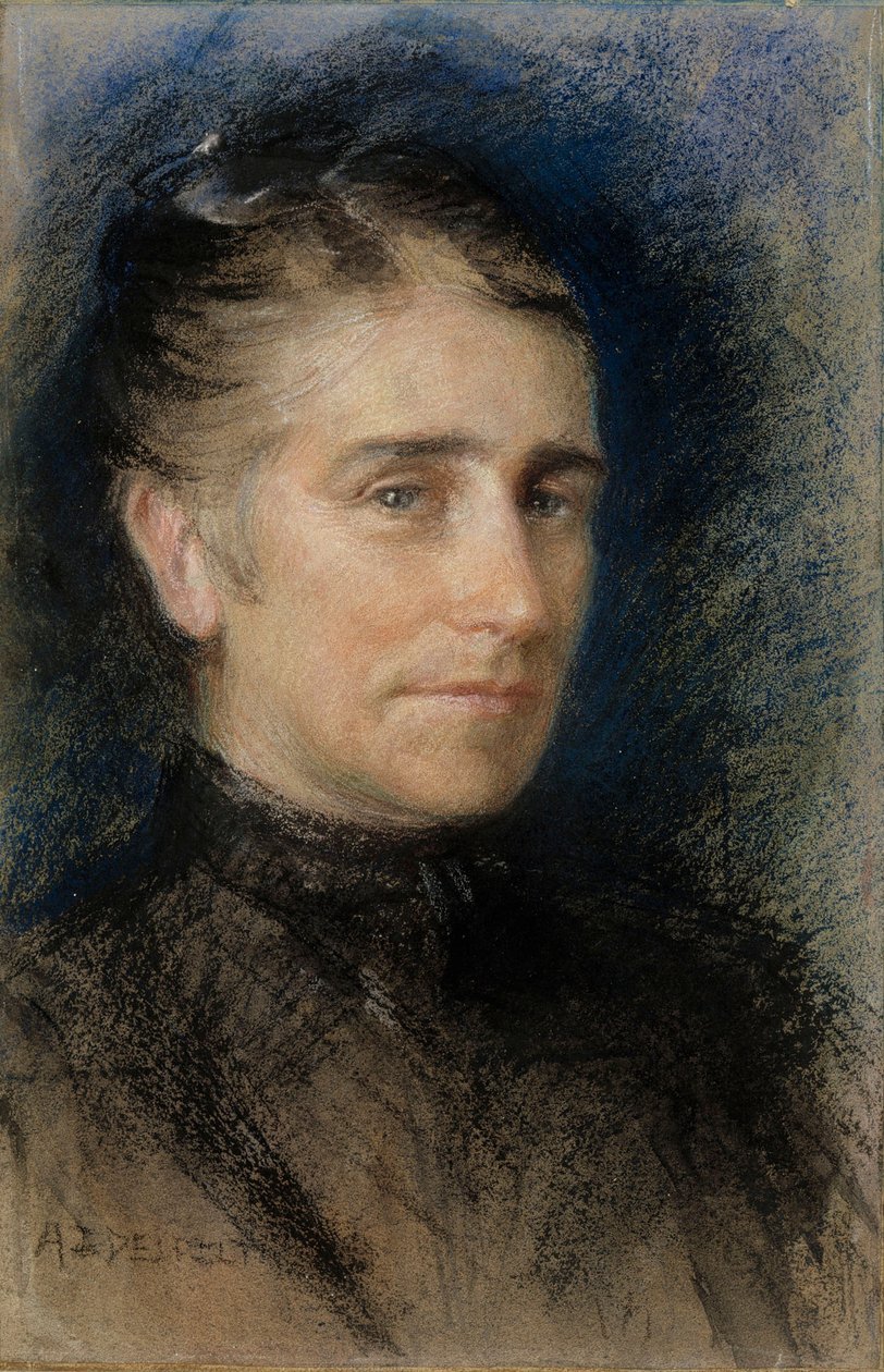 Retrato de la señora Emilie Krohn de Albert Edelfelt