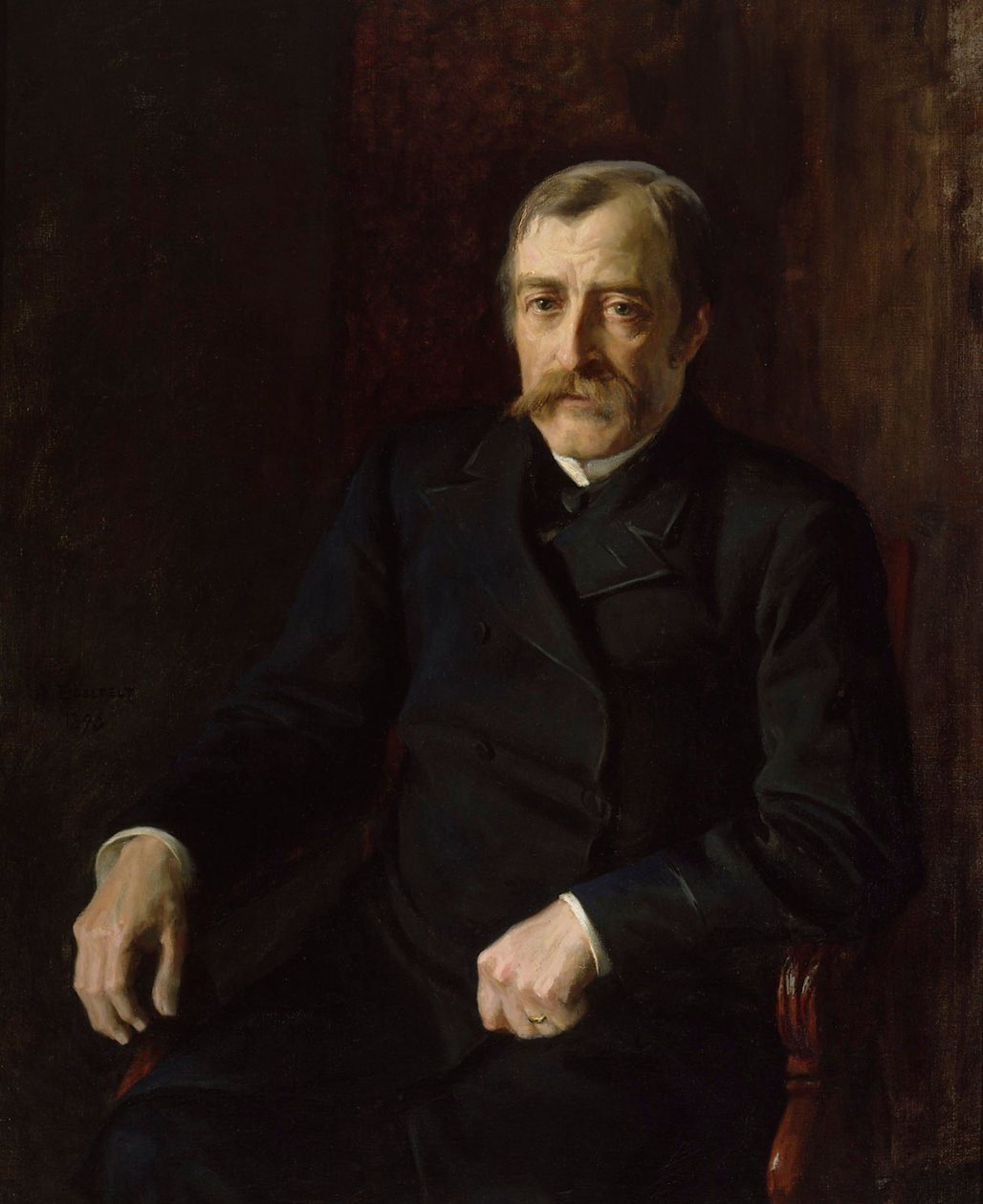Retrato del profesor Carl Gustaf Estlander de Albert Edelfelt