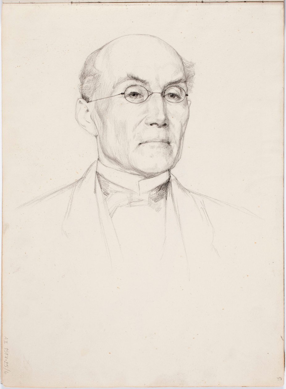 Retrato de un hombre de Albert Edelfelt