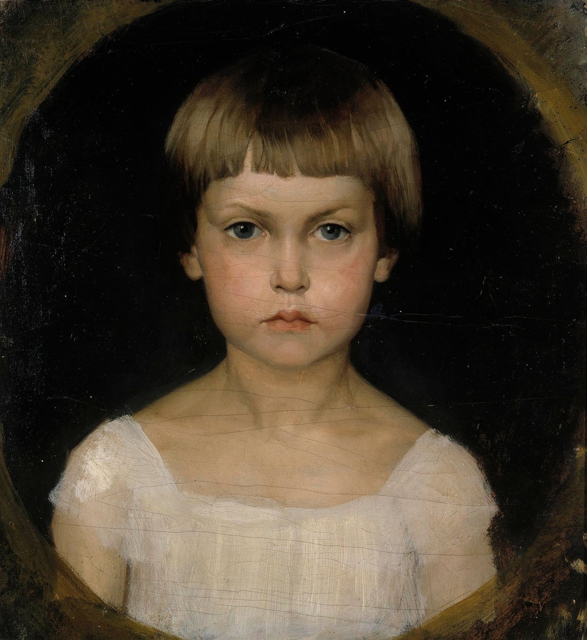 Retrato de la hermana del artista, Berta Edelfelt de Albert Edelfelt