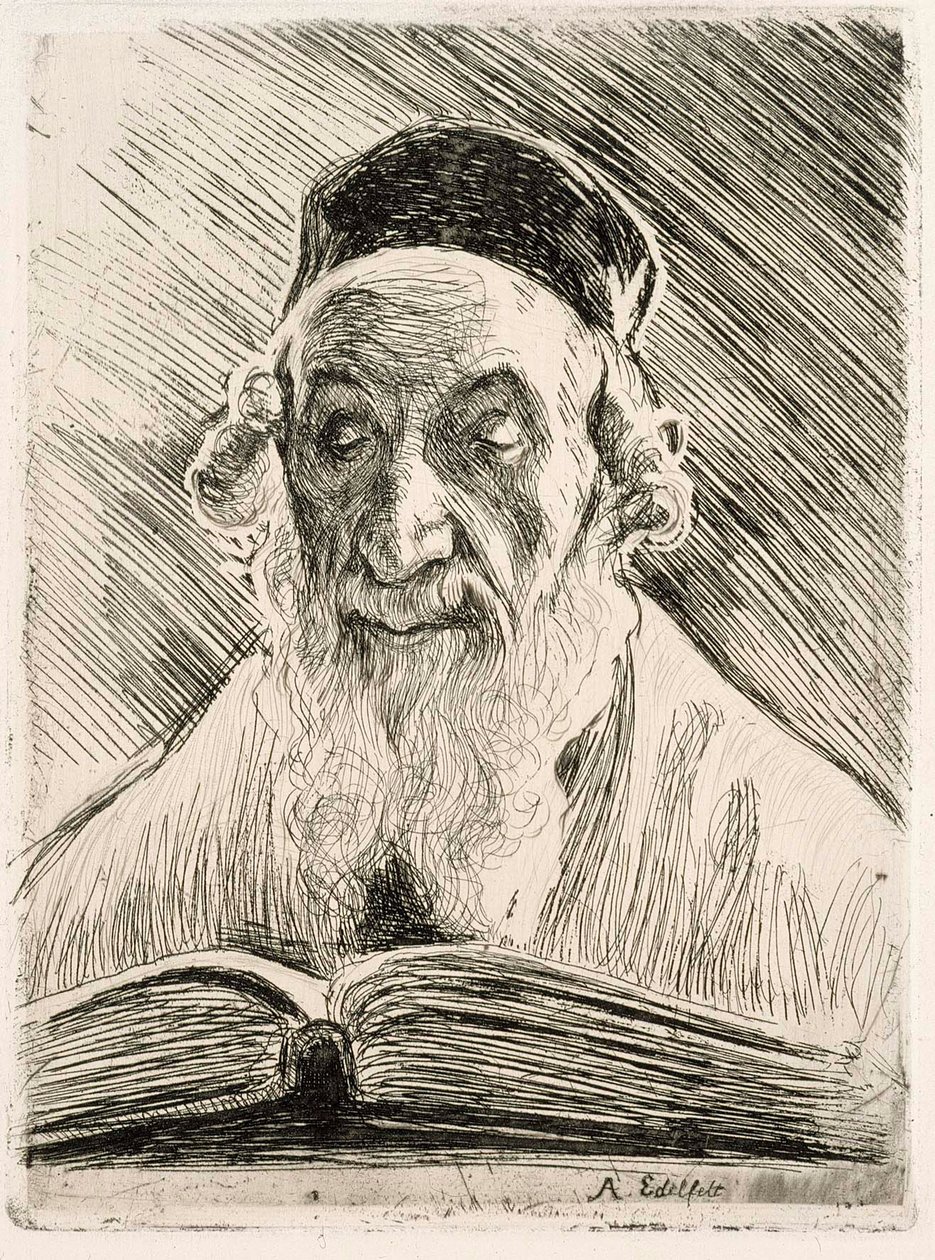 El rabino Reading de Albert Edelfelt