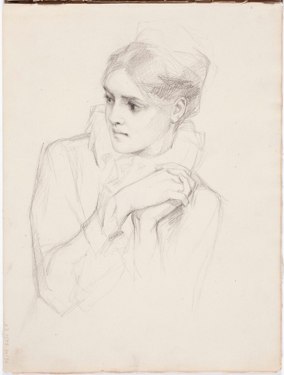 Boceto en el que el duque Karl insulta el cadáver de Klaus Fleming de Albert Edelfelt