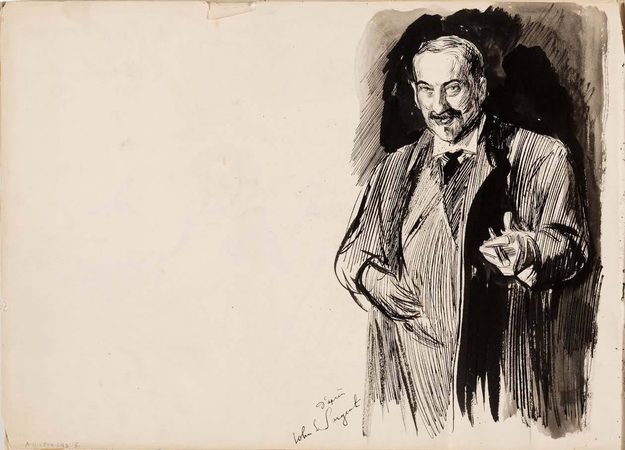 Asher Wertheimer después de John S. Sargent de Albert Edelfelt
