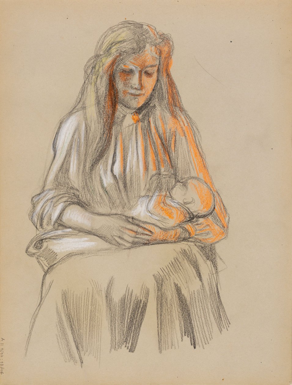 Madre e hijo de Albert Edelfelt