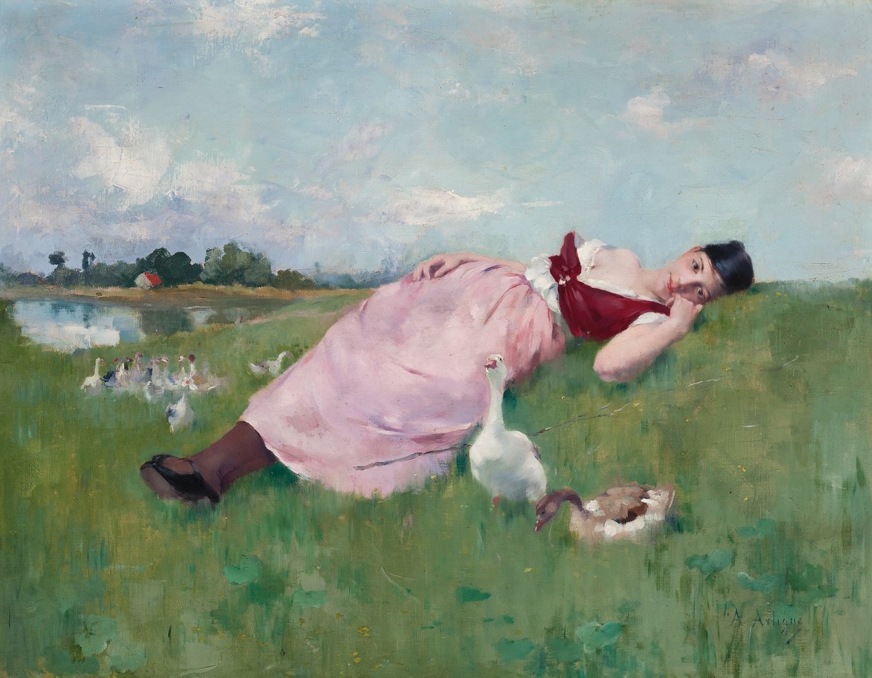 La Niña de los Gansos de Albert Emile Artigue