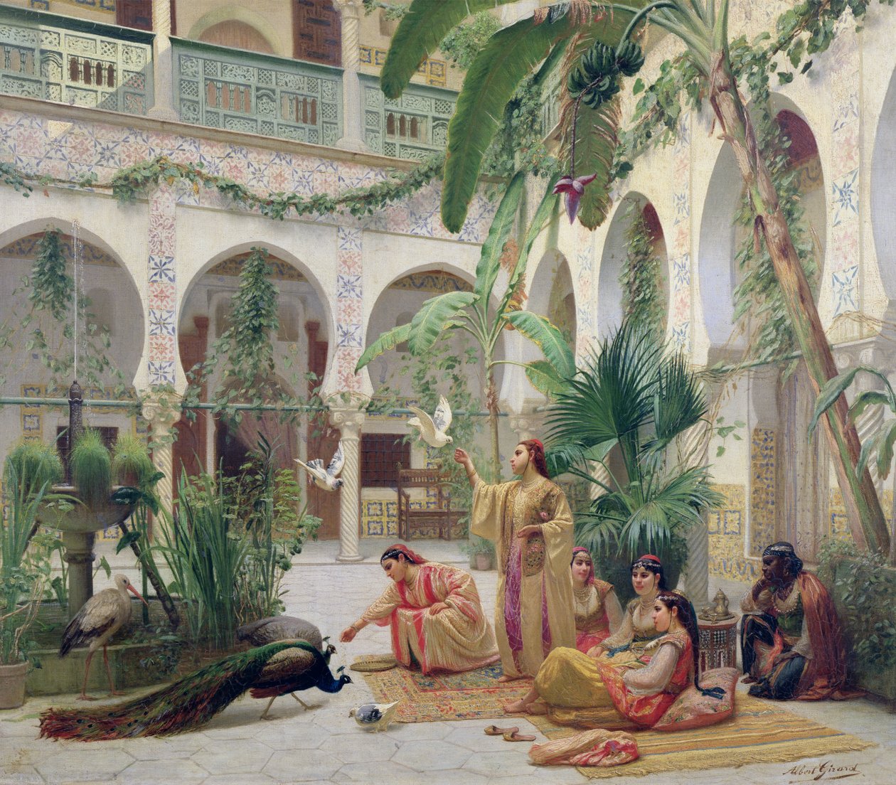La corte del harén de Albert Girard
