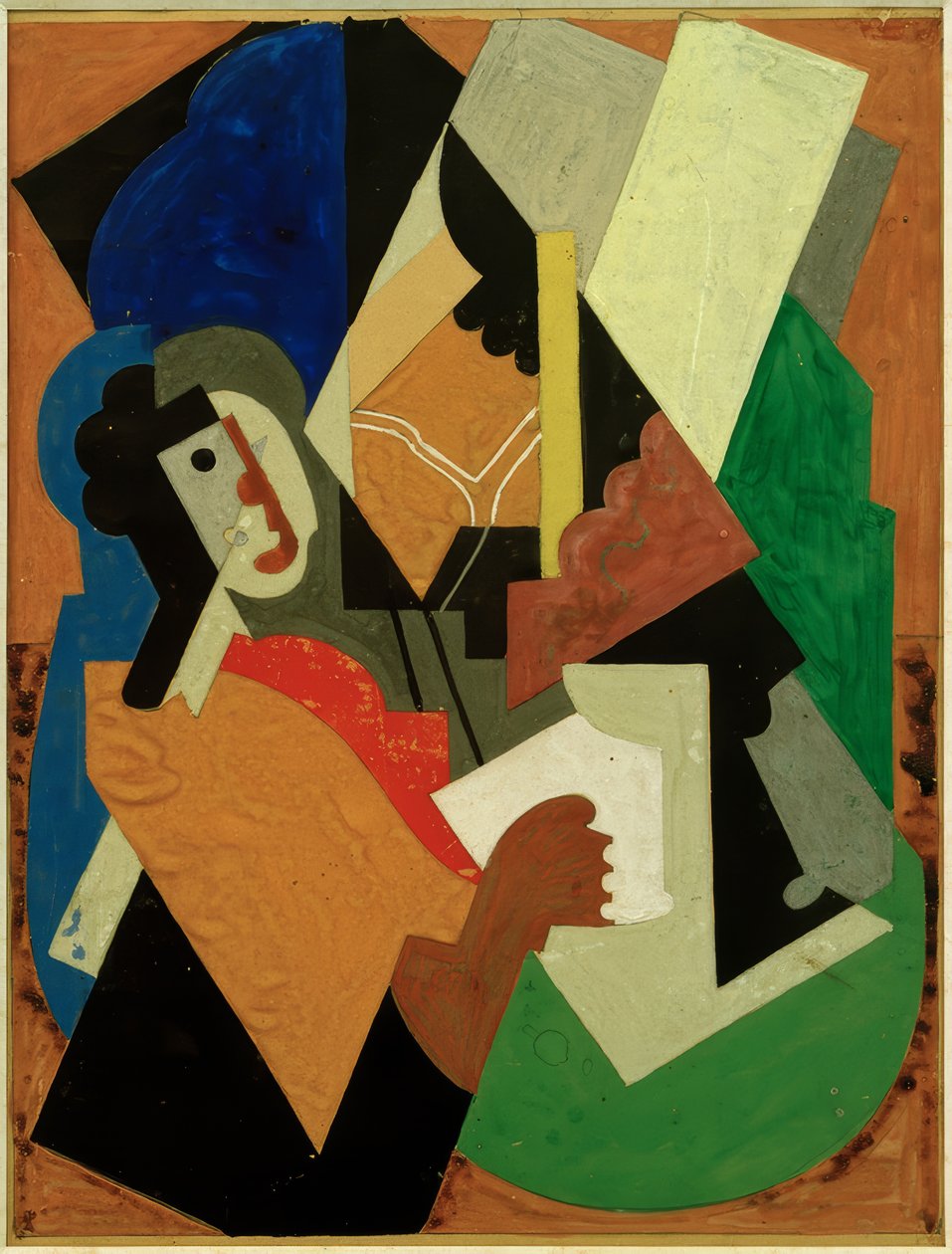 Mujer en la mesa de Albert Gleizes