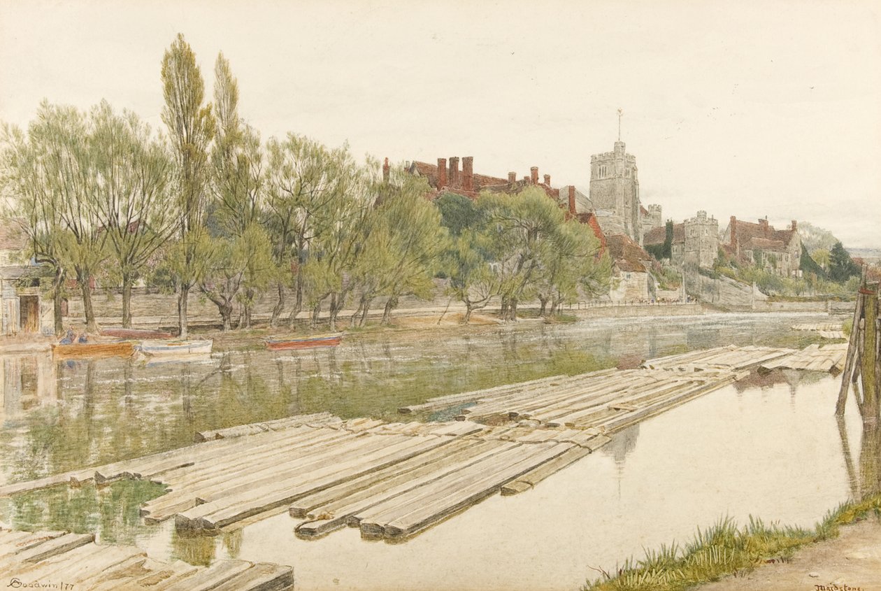 Iglesia de Todos los Santos, Maidstone de Albert Goodwin