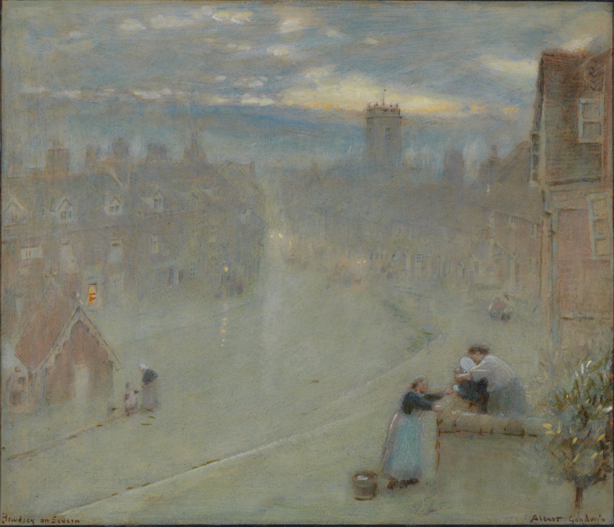 Bewdley on Severn de Albert Goodwin
