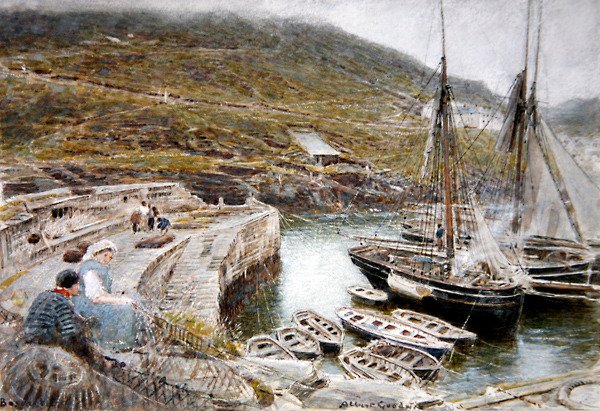 Boscastle de Albert Goodwin