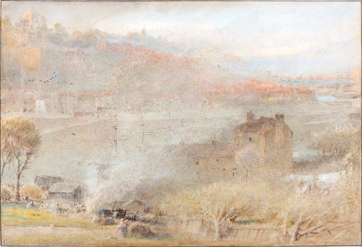 Clifton, Bristol (acuarela) de Albert Goodwin