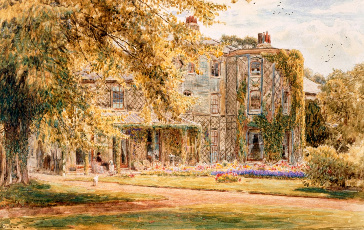 Down House | Albert Goodwin | Impresión de arte