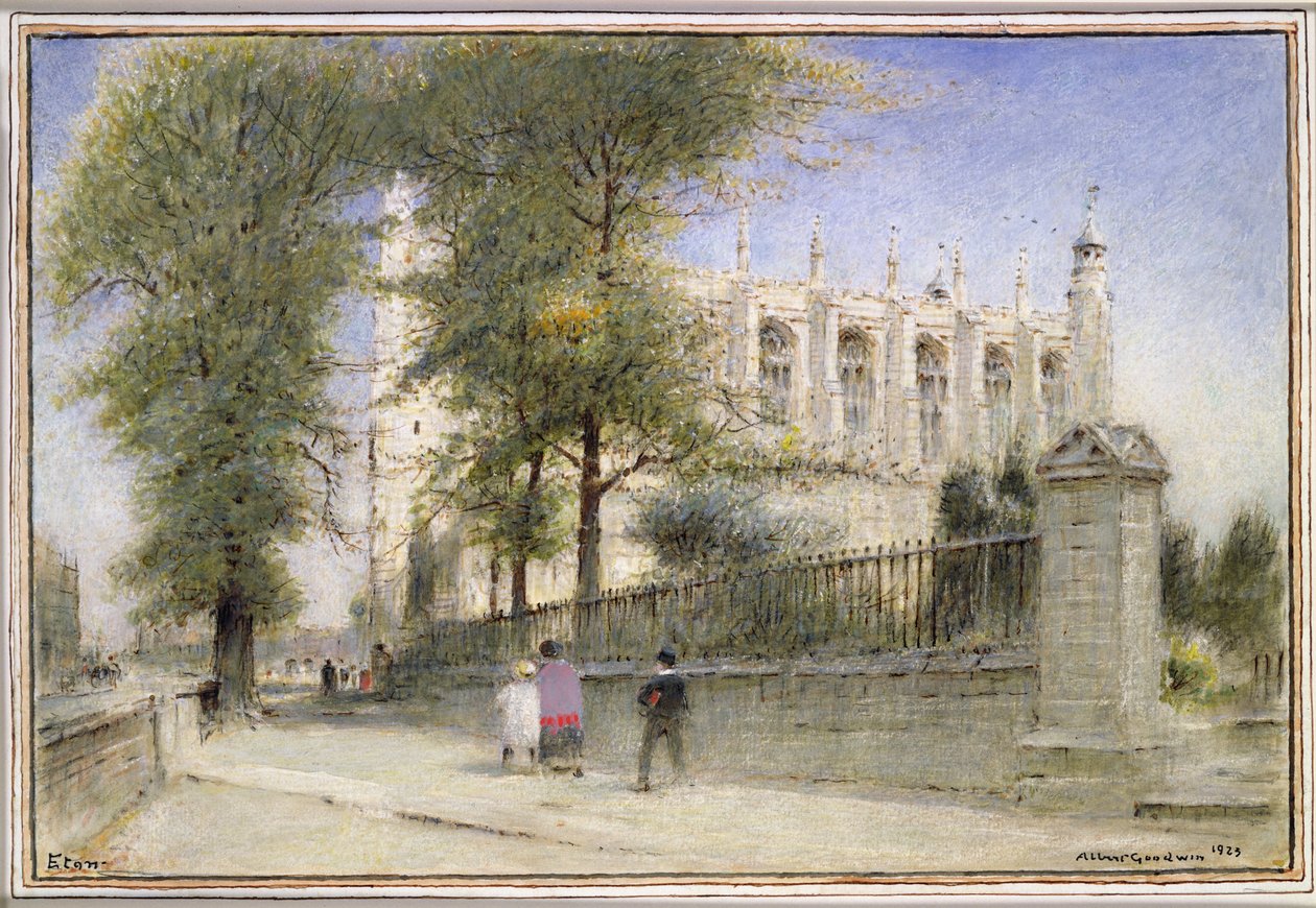 Eton College, Windsor, 1923 de Albert Goodwin