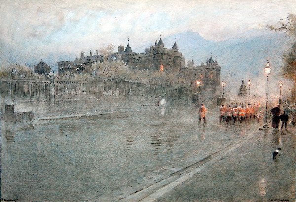 Holyrood, Edimburgo de Albert Goodwin