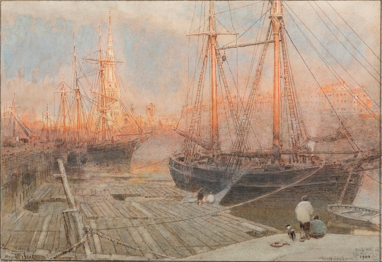 Santa María Redcliffe, Bristol de Albert Goodwin